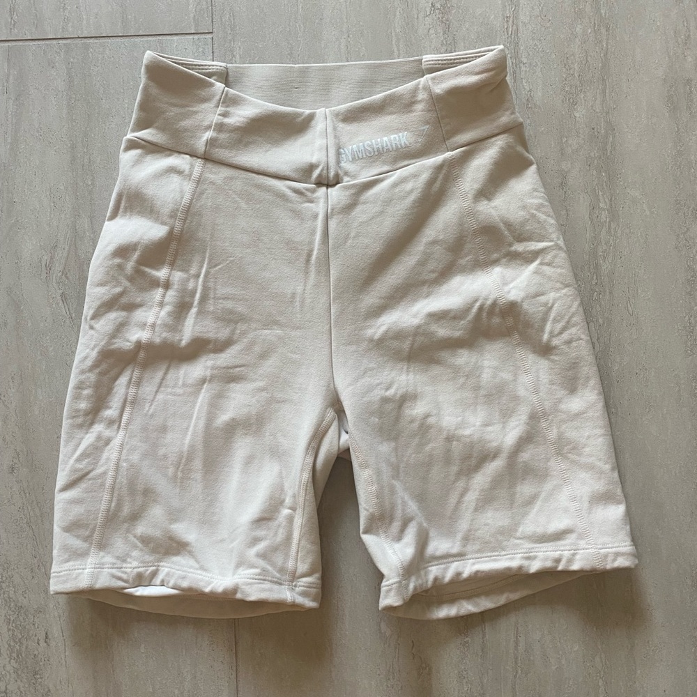Tan Gymshark Biker Shorts